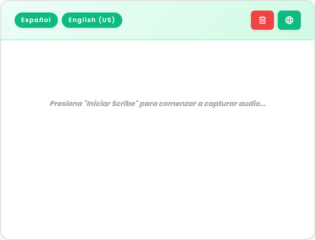 GoodScribe Dashboard